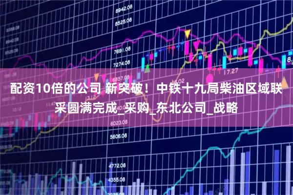 配资10倍的公司 新突破！中铁十九局柴油区域联采圆满完成_采购_东北公司_战略